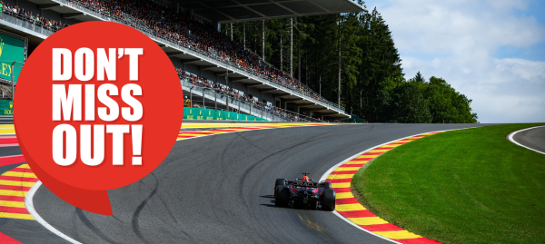 JETZT KAUFEN: TICKETS FÜR DEN F1 GP VON BELGIEN 2026