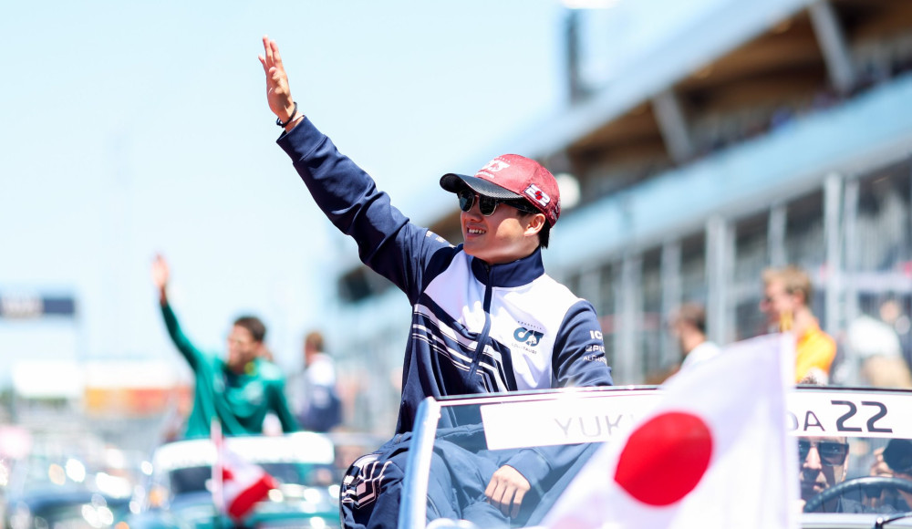 Yuki Tsunoda F1-Fahrer | Formel 1 AlpaTauri F1-Rennstall