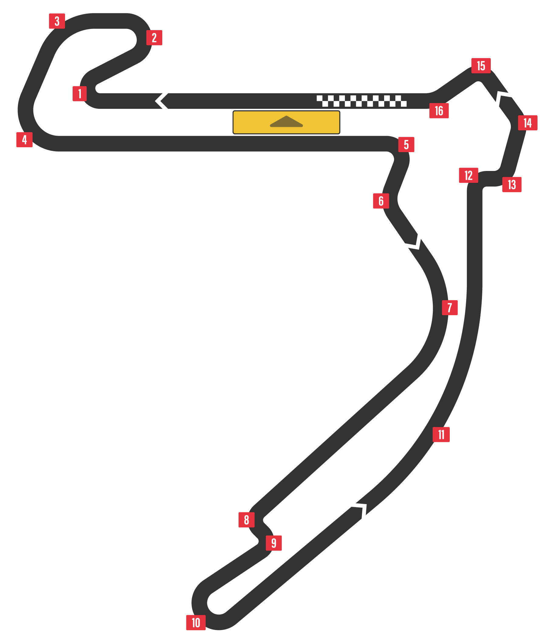 Circuit map | Balaton Park Circuit | 2025 MotoGP Hungary Grand Prix | MotoGP