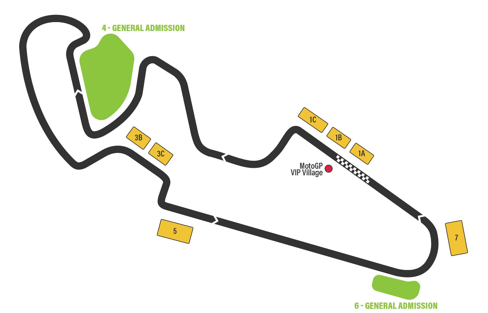 Mapa del circuito | MotorLand Aragón | 2025 MotoGP Gran Premio de Aragón | MotoGP